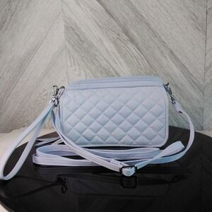 Vera Bradley RFID All-In-One Grossbody/Wristlet Bag Light Blue
